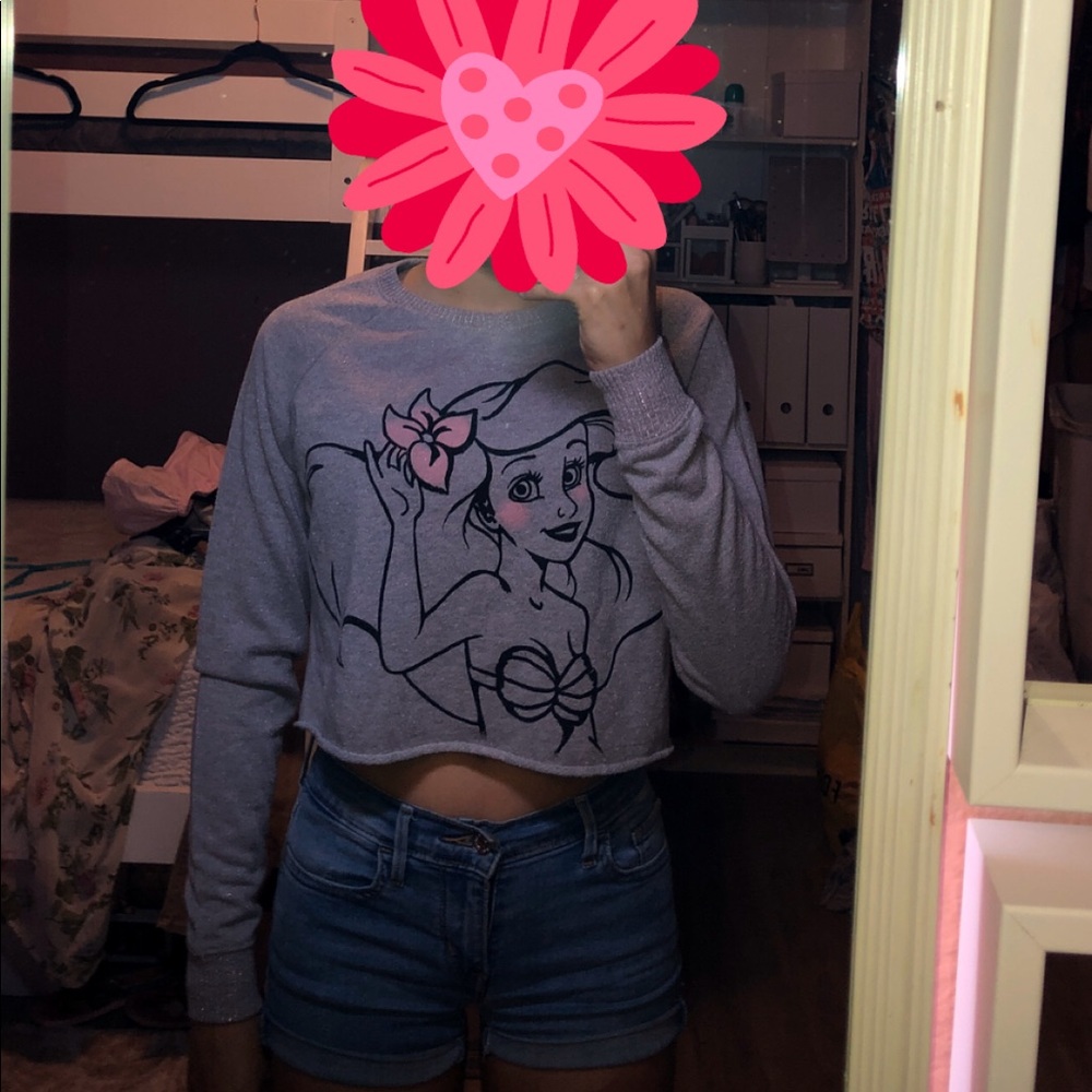 Little Mermaid Long sleeve crew neck
